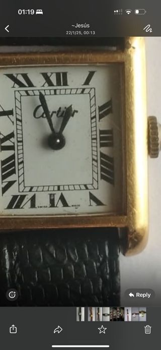 Se vende reloj de mujer antiguo cartier.