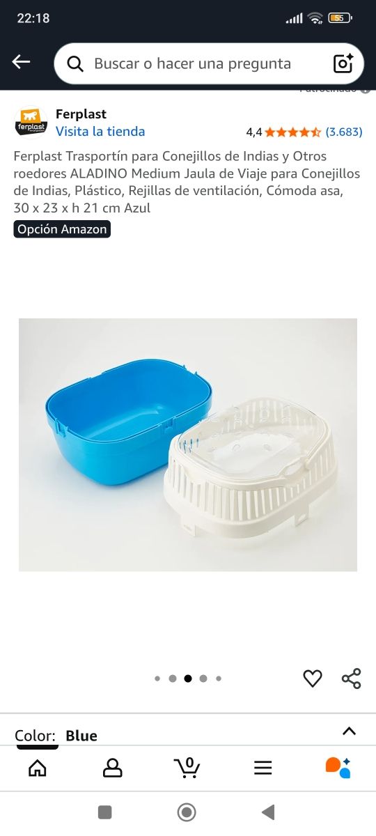 Trasportin para conejitos