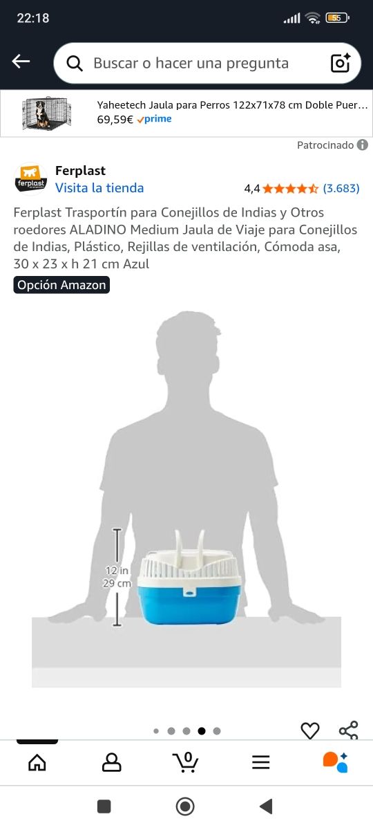 Trasportin para conejitos