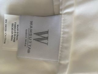 Lenzuolo letto singolo in puro cotone Wamsutta.