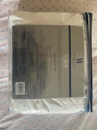 Lenzuolo letto singolo in puro cotone Wamsutta.