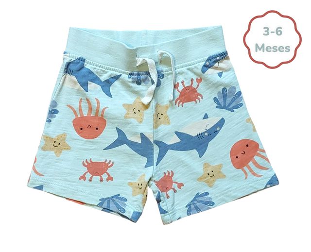 Conjunto T-shirt + Calções Animais do Mar Primark