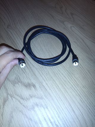 Cable antena negro 1.2m