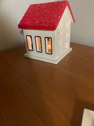 Casa in 3 D  porta candele 