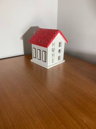 Casa in 3 D  porta candele 