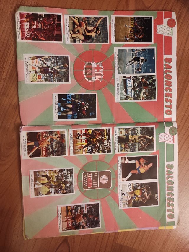 Álbum completo colección Baloncesto 88
