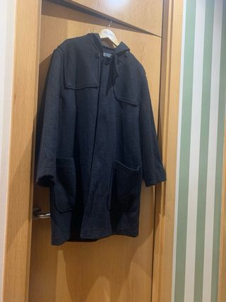 Chaqueta,trenca,traje de bestir lana capucha