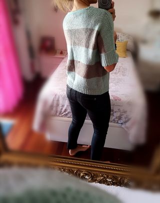 Jersey de punto a rayas