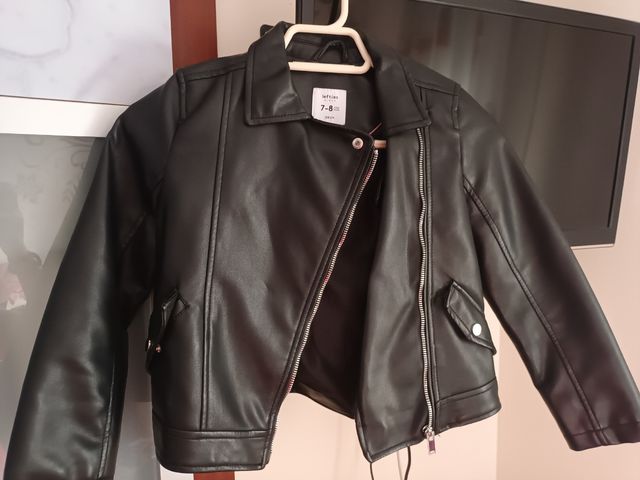 Chaqueta cuero  niña 