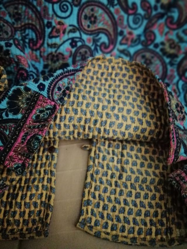 Chaqueta guatada Seda 100 %