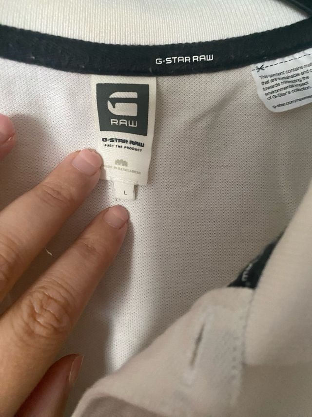 Polo de g start blanco