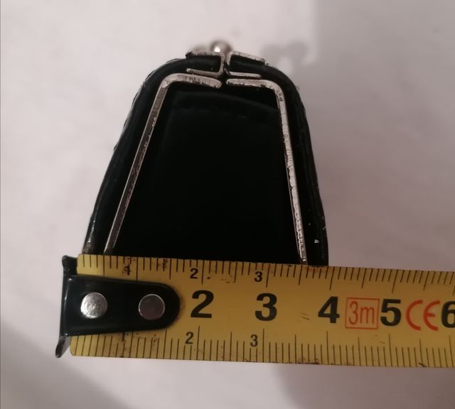 Portamonedas negro, mini