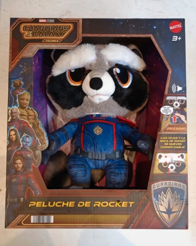 Marvel Guardianes de la Galaxia Peluche Rocket