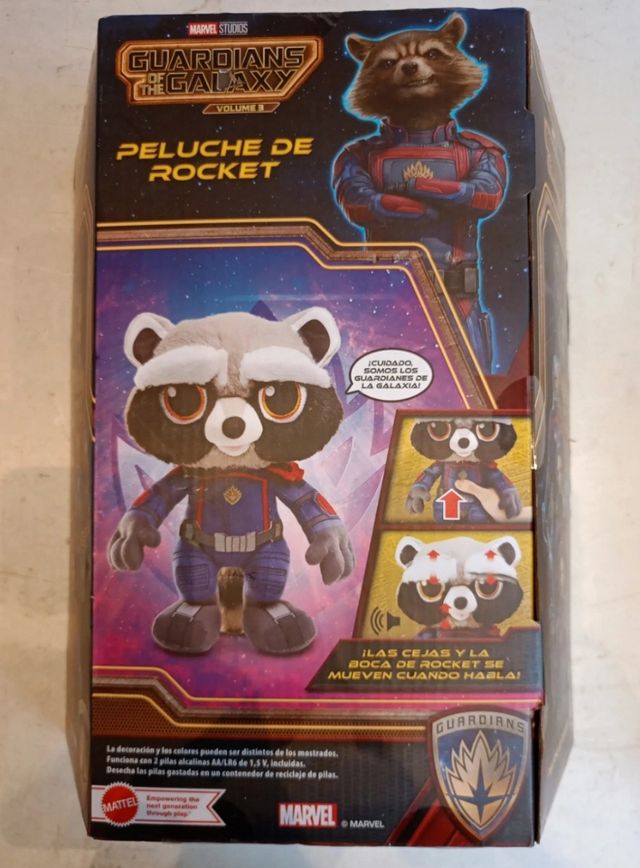 Marvel Guardianes de la Galaxia Peluche Rocket