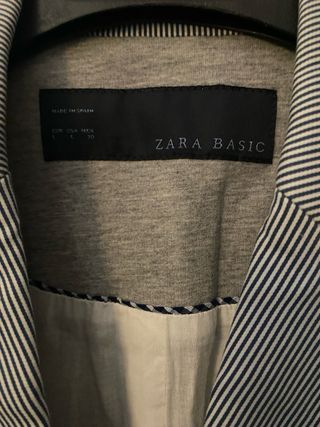 Chaqueta entallada ee Zara