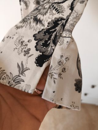 Pantalon estampado zara 