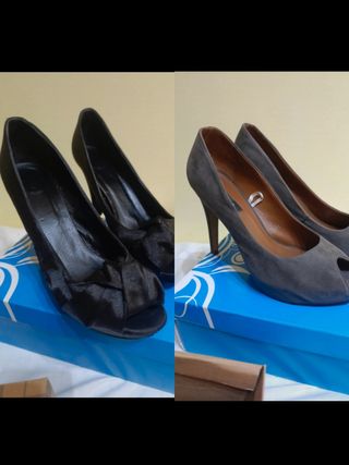 Pack 2 pares zapatos de tacón