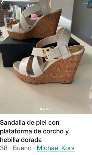 sandalia plataforma corcho