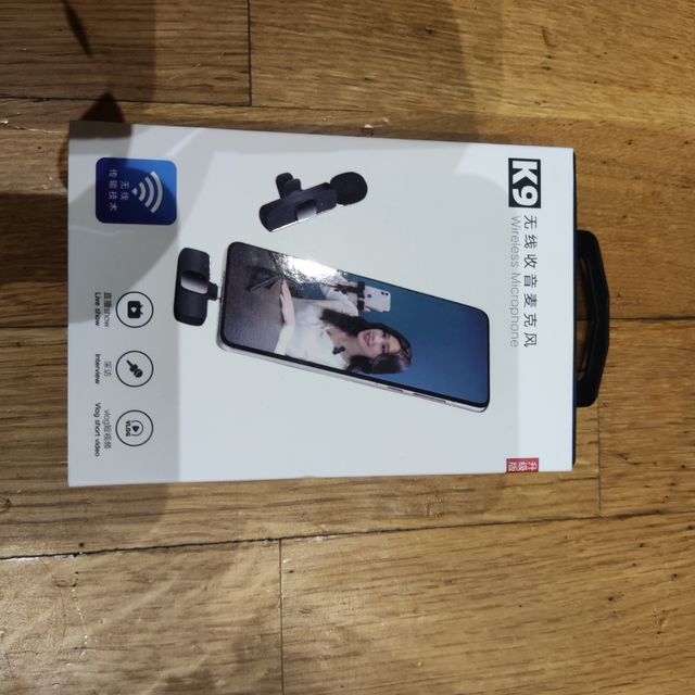 Microfone de lapela bluetooth