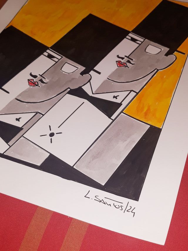 Lamina Contemporânea Estilo Arte Deco (A4)