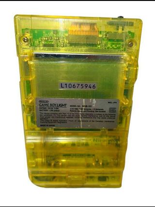 Game Boy Light Clear Yellow
