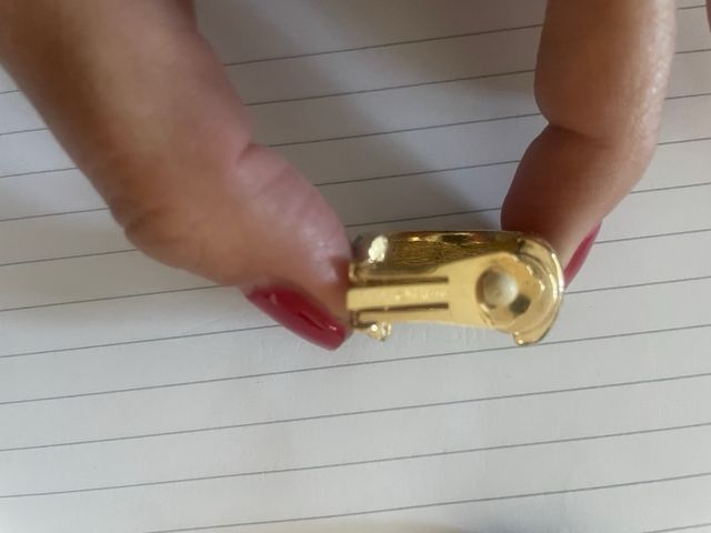 Christian Dior orecchini vintage con smalti