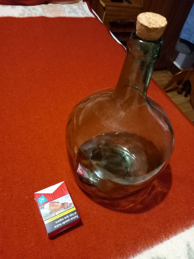 Botellas-jarrones .de vidrio grandes decoración