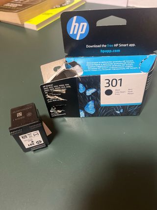 Cartucho vacío de tinta hp 301