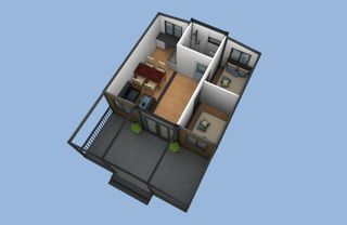 Casa prefabricada 54m²