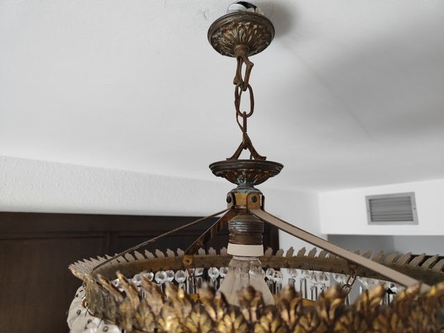 Lámpara de cristales