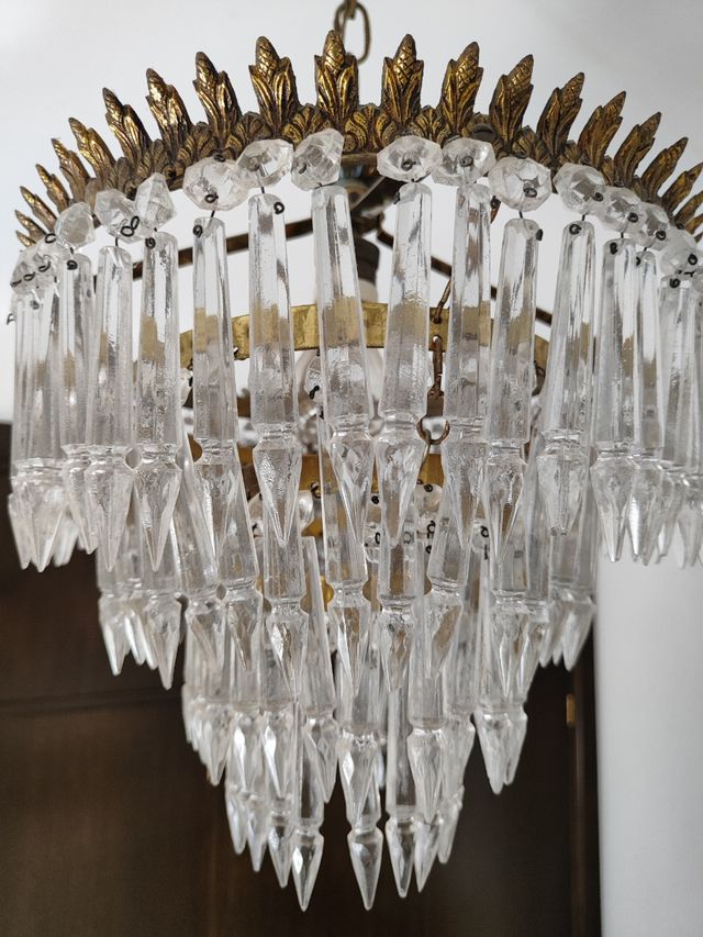 Lámpara de cristales