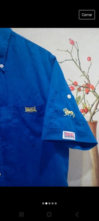 Camisa lonsdale vintage talla s