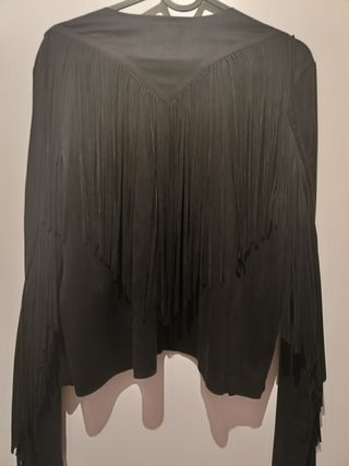 Chaqueta flecos