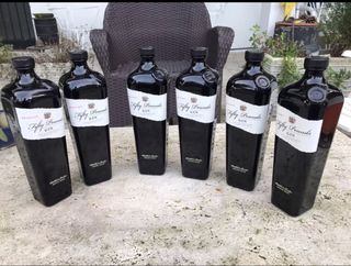 Lotto 6 Gin Fifty Louns Bottiglia Vuota Candela