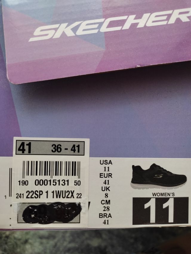 Zapatillas Skechers negras