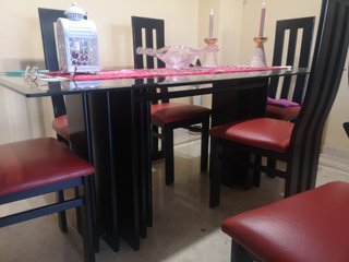 Mesa de comedor más sillas