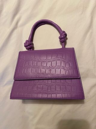 Bolso para ceremonia color morado
