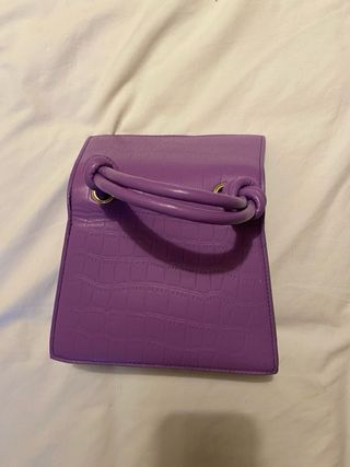 Bolso para ceremonia color morado