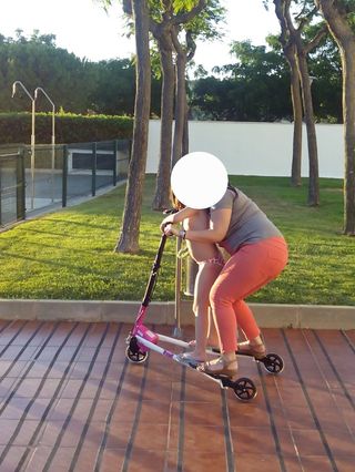 Patinete niña doble