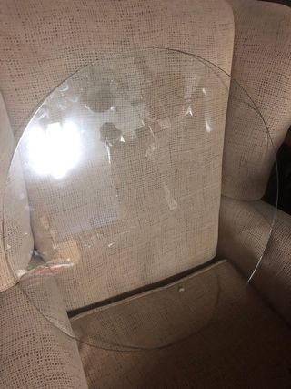 Cristal redonda de 70cm