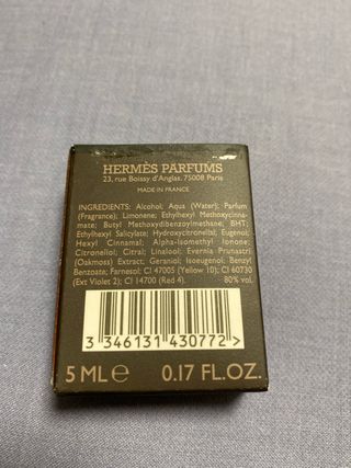 Miniatura terre d’hermes eau intense vetiver 5ml