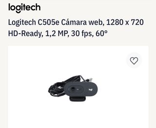Camara Logitech C505e