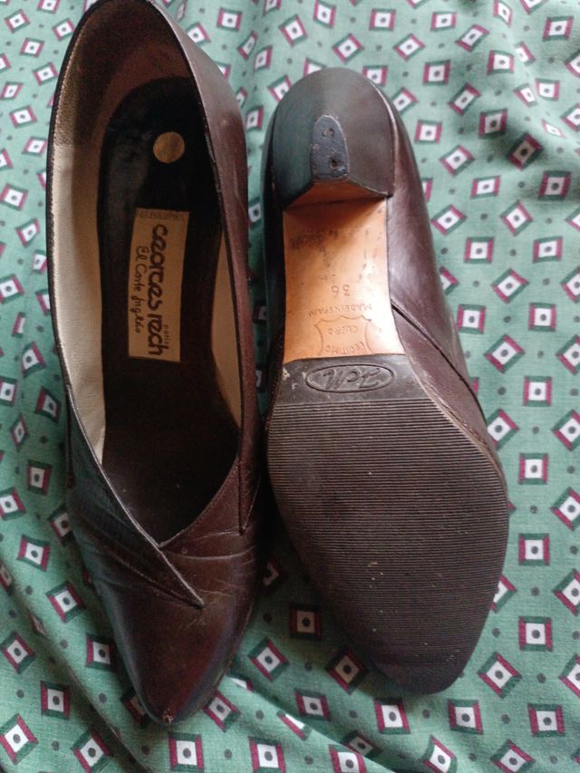 Zapatos piel mujer tacon 5 cm