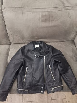 Giacca in ecopelle bambina 