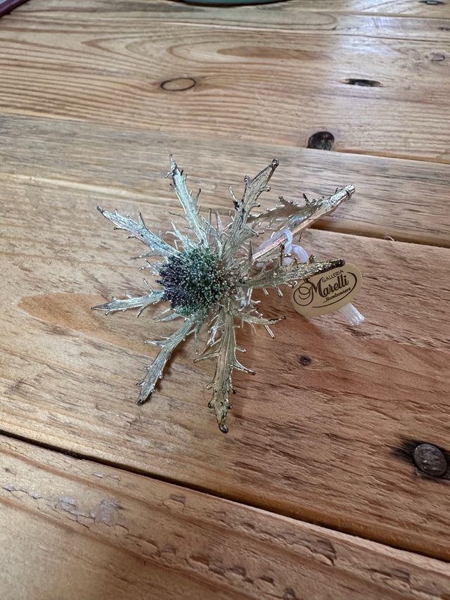 Fiore Cardo in argento 925 PIERRE