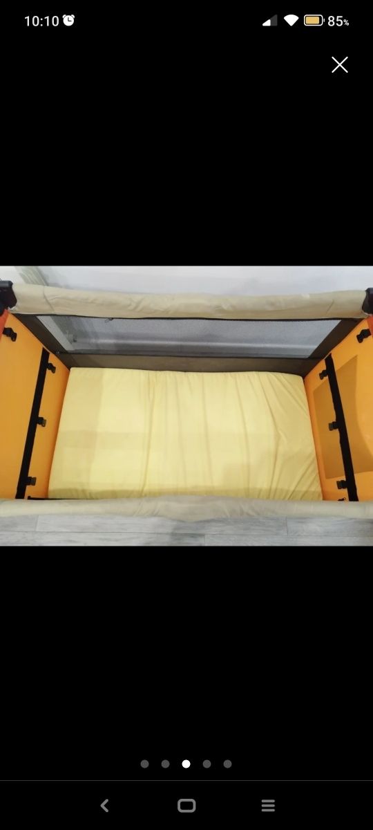 cuna de viaje+ colchón adicional