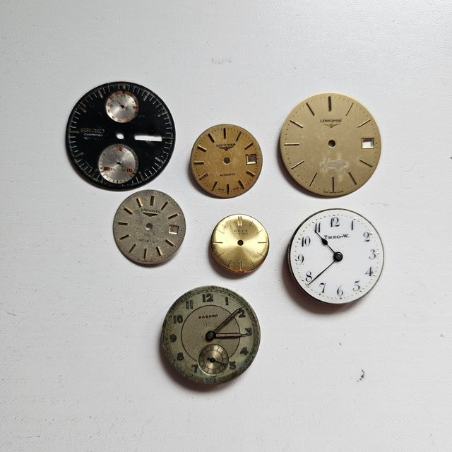 Lotto quadranti Longines, Seiko Ufo e movimenti