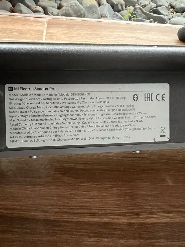 Patinete electrioc Xiaomi