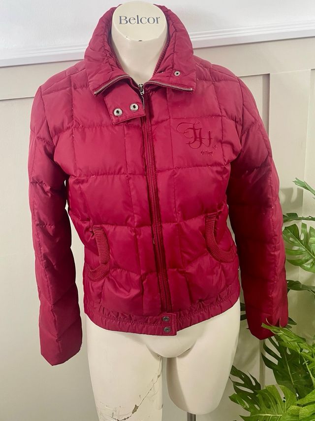 Chaqueta plumas acolchado talla 40 tommy hilfiger