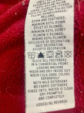 Chaqueta plumas acolchado talla 40 tommy hilfiger